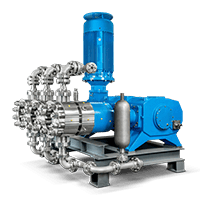 LEWA triplex high pressure pump for process engineering