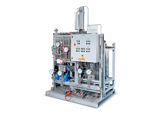 LEWA metering system for energy supply