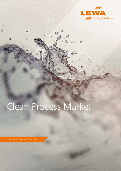 Produkt Portfolio Clean Process Markets (DE)