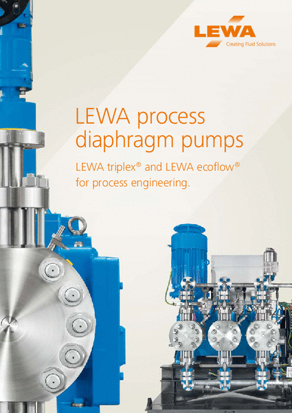 LEWA Process diaphragm pumps (EN)