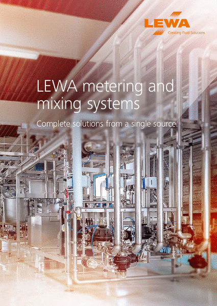 LEWA metering and mixing systems (EN)