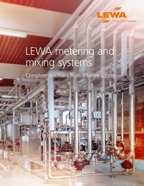 LEWA metering and mixing systems (USA)